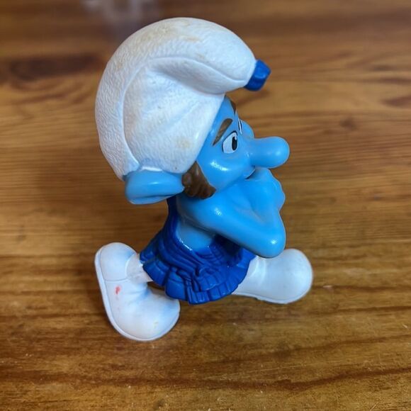 2011 The Smurfs McDonalds Happy Meal toys Hefty and Gutsy Figures - Picture 4 of 8